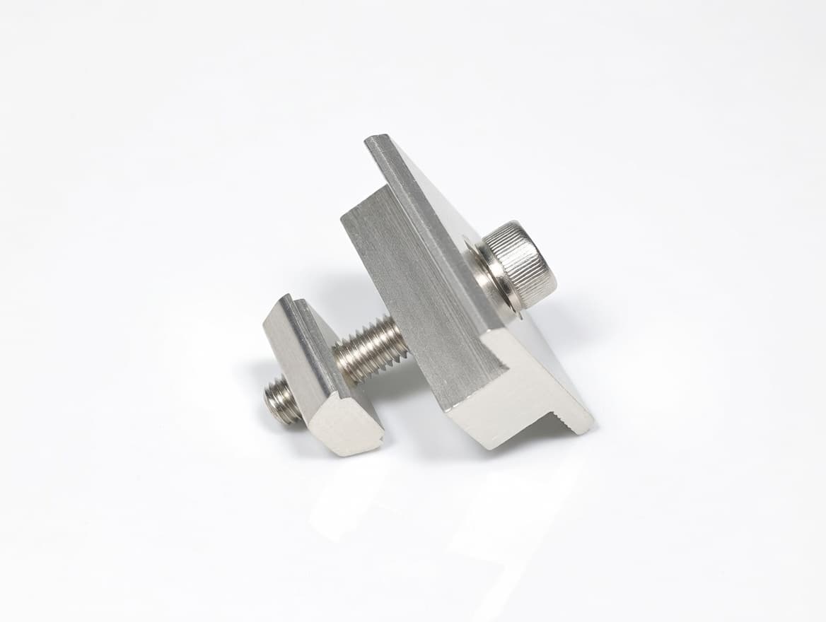 (10x) Solar PV Module Mounting Mid Clamps(30mms) gallery image 2