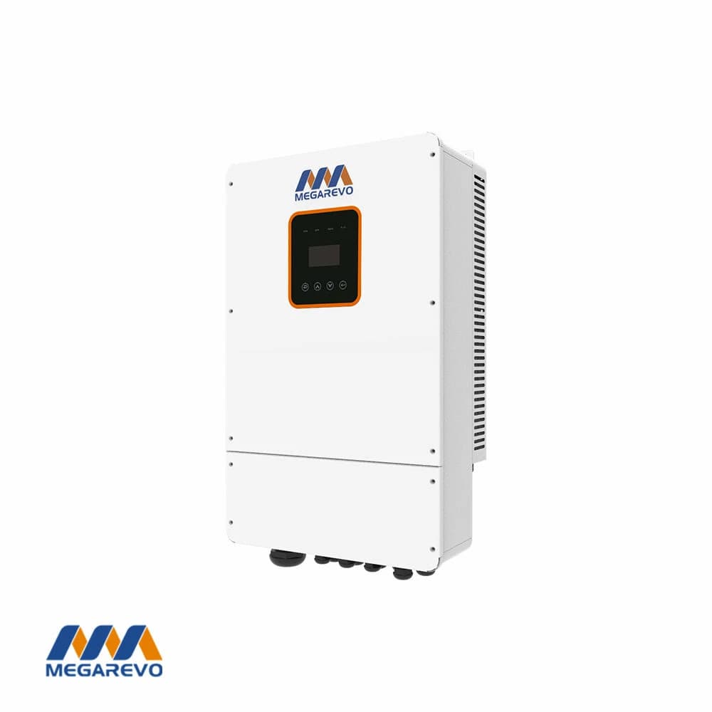 Megarevo R10KLNA 10kW Split Phase Hybrid Solar Inverter 48V 4 MPPT UL1741SA 240V main gallery image