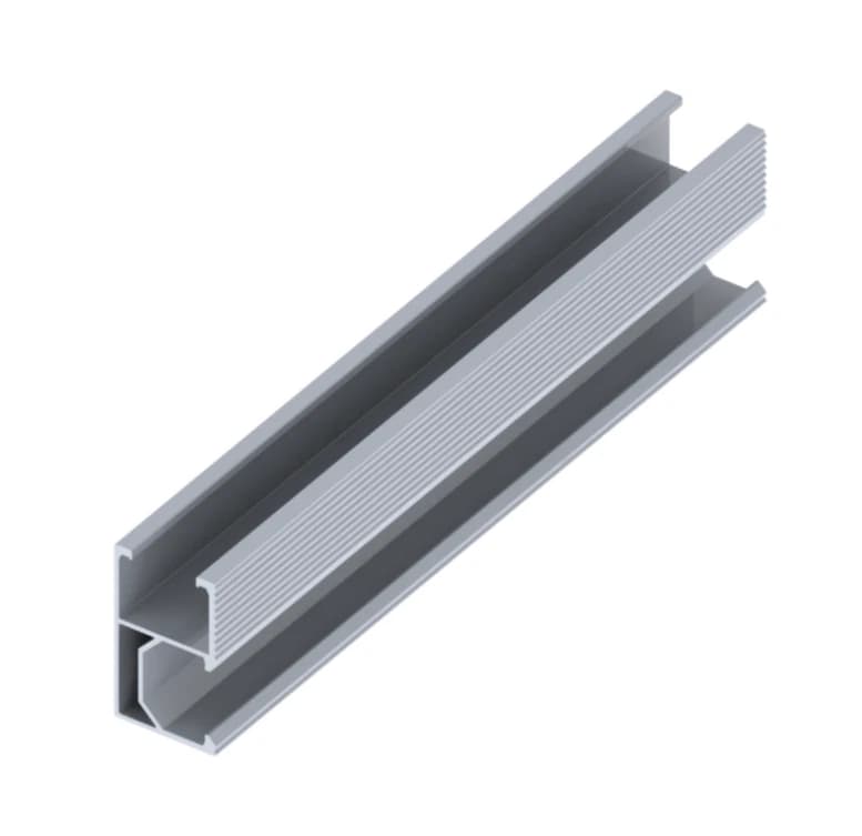 8 Pack Solar Panel Mounting Rail 90in Aluminum Roof Racking UL Certified Silver main gallery image